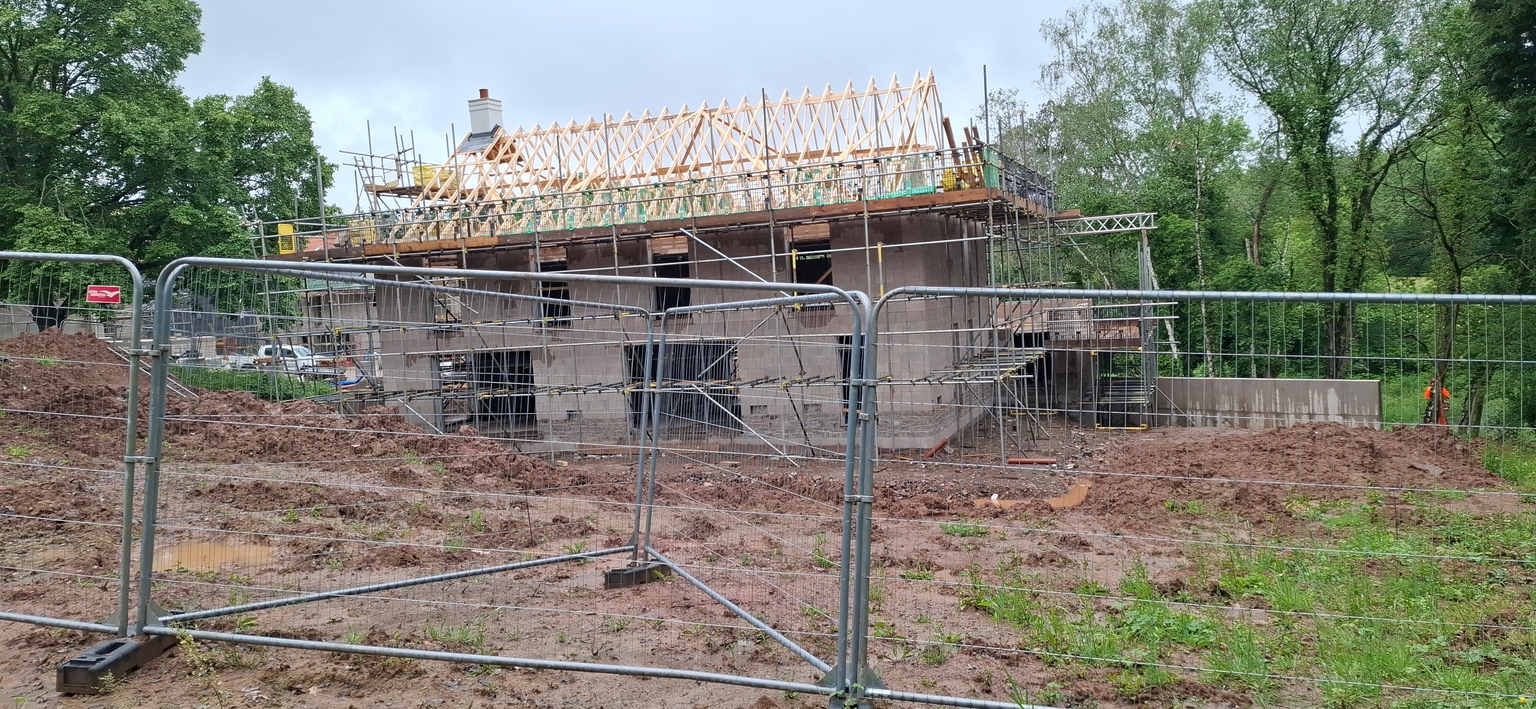 Photo of Plot 17 build progress - taken by the Plot 17 buyers