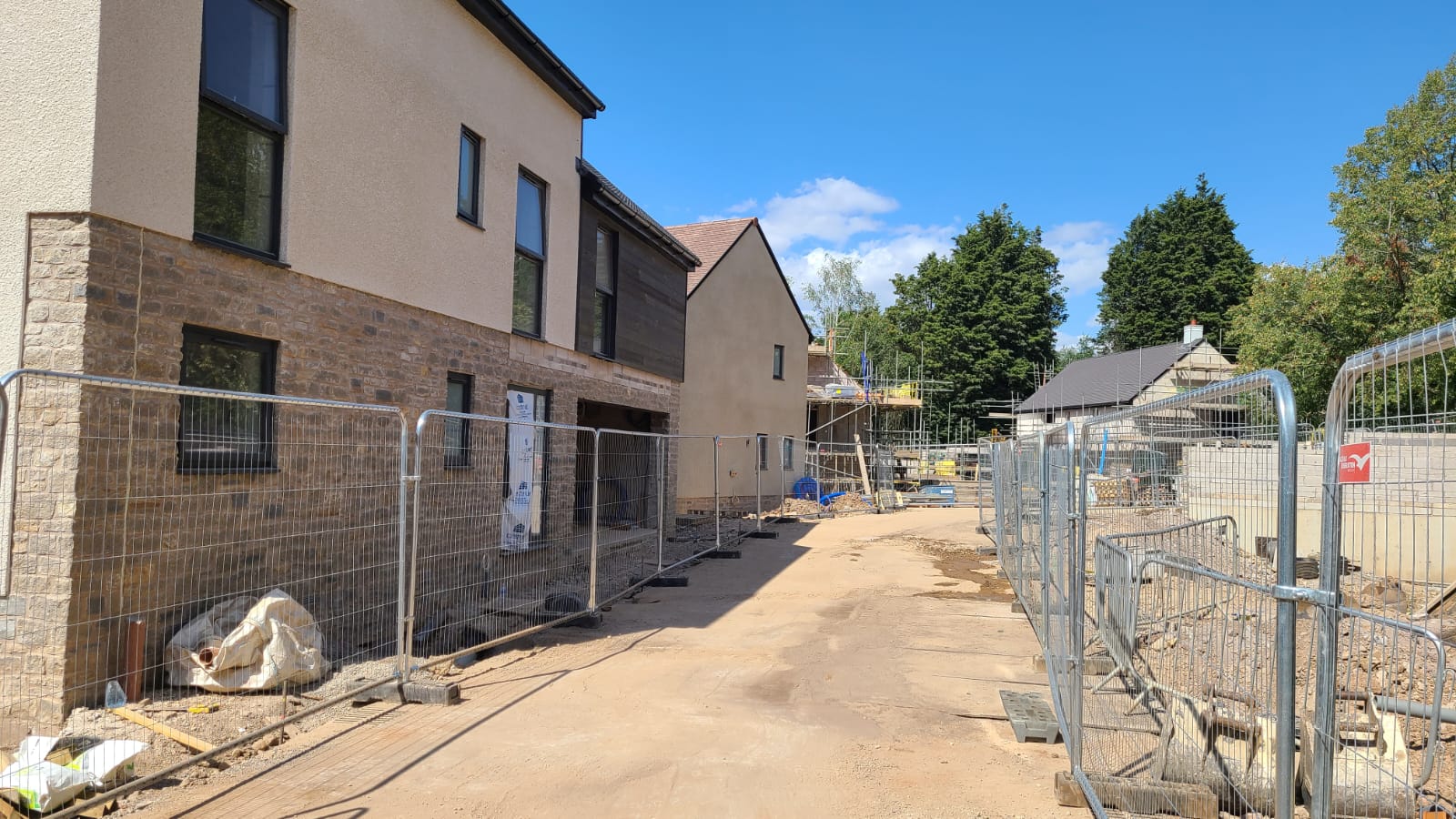 Bottom of the site starting to take shape now we have residents moving in...