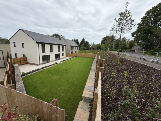 View of Plot 19 in the foreground and 18 in the background