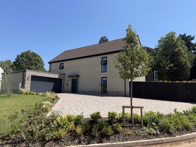 Plot 20 just before the handover