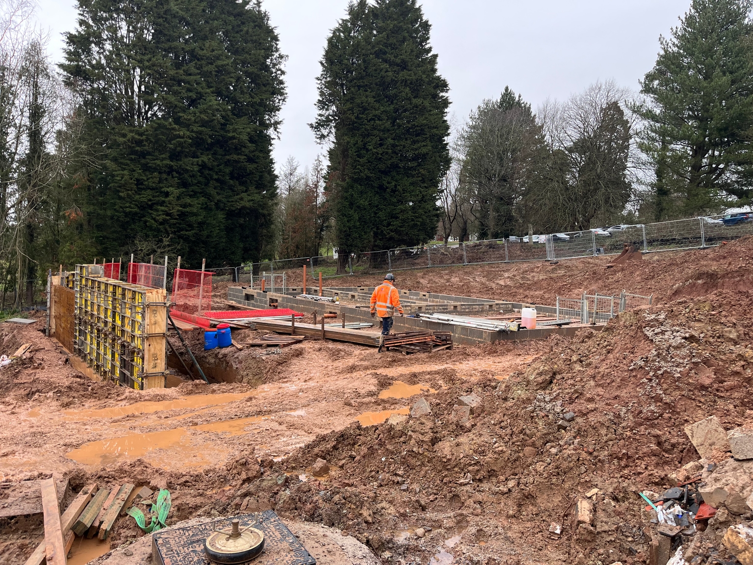 Plot 17 foundations in!