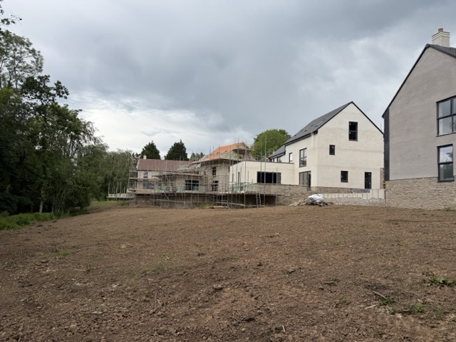 Bottom of the site adjacent to the woodland 