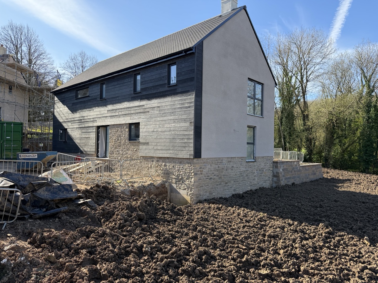 Plot 12 basking in the sunshine