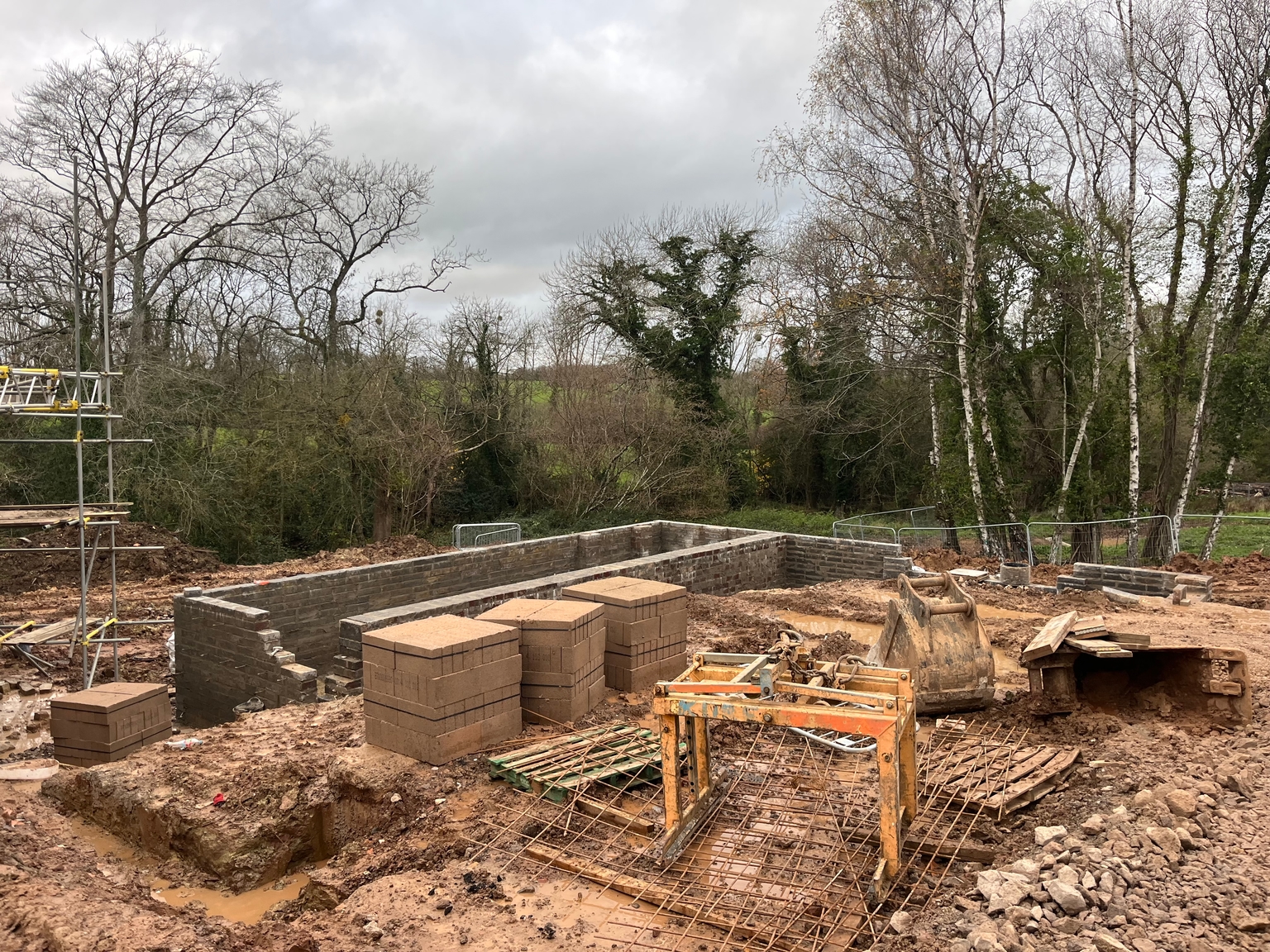 Plot 16 finally coming out of the ground