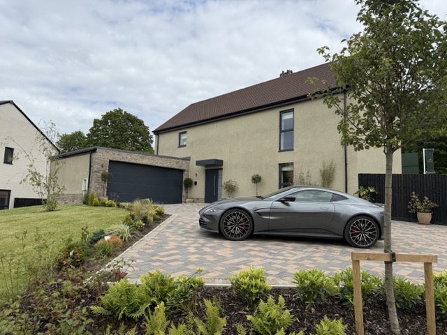 Plot 20 - complete and with the new owners moving in on 26 June