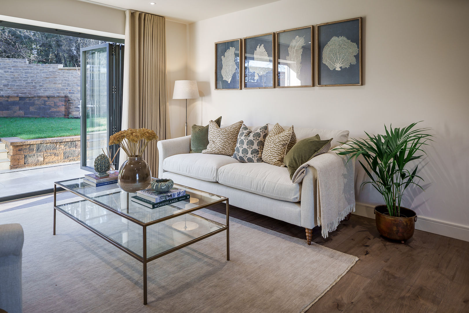 Sitting room and rear garden of our show home (plot 20) 