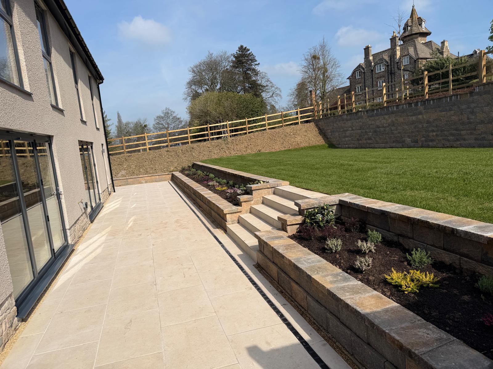 Rear garden of Plot 18 (Cedar house type) starting to look good